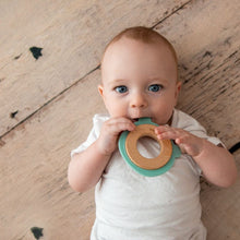 Load image into Gallery viewer, Wood + Silicone Disc Teether