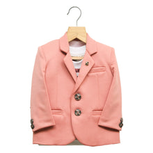 Load image into Gallery viewer, Peach Blazer With White T-Shirt