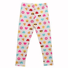Load image into Gallery viewer, White Smiley Printed Legging