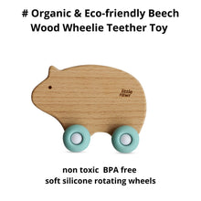 Load image into Gallery viewer, Wood Wheelie Animal