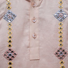 Load image into Gallery viewer, Mirror Work Linen Kurta Pyjama