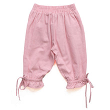 Load image into Gallery viewer, Light Pink Cotton Ruffle Pant