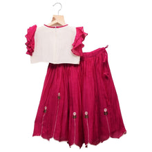 Load image into Gallery viewer, Abla Embroidered Top with Ghagra