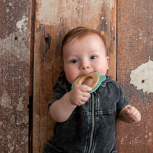 Load image into Gallery viewer, Wood + Silicone Disc Teether