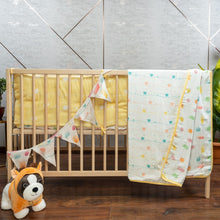 Load image into Gallery viewer, Yellow Lost In Thoughts Cot Bunting