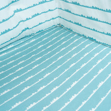 Load image into Gallery viewer, Blue Bumps Organic Fitted Cot Sheet
