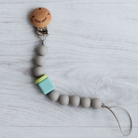 Silicone Pacifier Beads with Clip Holder