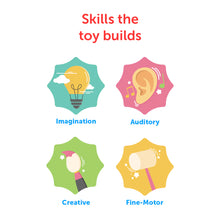 Load image into Gallery viewer, Swoora Wooden Tom-Tom Drum With Stick