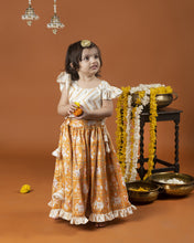 Load image into Gallery viewer, Orange Patola Ghagra