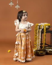 Load image into Gallery viewer, Orange Patola Ghagra