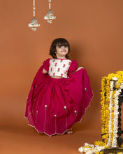 Load image into Gallery viewer, Abla Embroidered Top with Ghagra