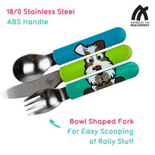 Load image into Gallery viewer, Blue Fox Fork, Kinfe & Spoon With Case Cutlery Set