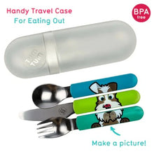 Load image into Gallery viewer, Blue Fox Fork, Kinfe & Spoon With Case Cutlery Set