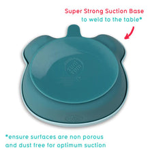 Load image into Gallery viewer, Blue Bear Baby & Toddler Stay Put Suction Bowl with Lid & Spoon