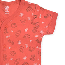 Load image into Gallery viewer, Red Animals Theme Half Sleeves Jabla