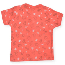Load image into Gallery viewer, Red Animals Theme Half Sleeves Jabla