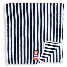 Load image into Gallery viewer, Blue Light House Embroidered Towel