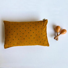 Load image into Gallery viewer, Organic Raidana Print Kapok Pillow (With Maracas & Swaddle Optional)