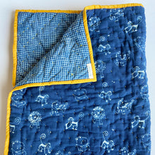 Load image into Gallery viewer, Organic Zoo Print Quilt