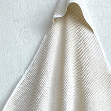 Load image into Gallery viewer, Organic Natural Waffle Hooded Towel Set