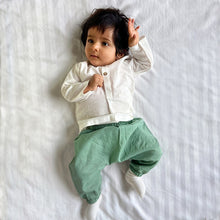Load image into Gallery viewer, Organic Essential White Kurta And Mint Pants