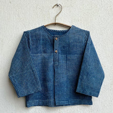 Load image into Gallery viewer, Organic Indigo Check Kurta With Matching Pant