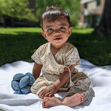 Load image into Gallery viewer, Organic Indigo Raidana Angarakha With Matching Pant