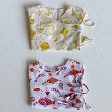 Load image into Gallery viewer, Organic Pack Of 2 Patang Print And Koi Red Angarakha