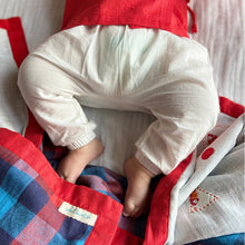 Load image into Gallery viewer, Organic Red Angrakha With White Pant