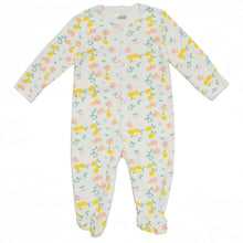 Load image into Gallery viewer, Yellow Polka Dots Printed Footsie With Folded Mittens- Pack Of 3