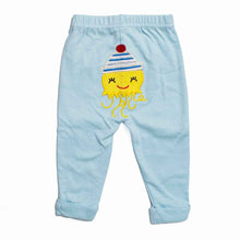 Load image into Gallery viewer, Sky Blue Lounge Pants With Sun Applique Work