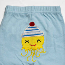 Load image into Gallery viewer, Sky Blue Lounge Pants With Sun Applique Work