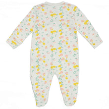 Load image into Gallery viewer, Yellow Polka Dots Printed Footsie With Folded Mittens- Pack Of 3