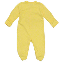 Load image into Gallery viewer, Yellow Polka Dots Printed Footsie With Folded Mittens- Pack Of 3