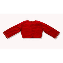 Load image into Gallery viewer, Red Sequin Work Top & Purple Ghagra