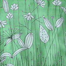 Load image into Gallery viewer, Green Spring Flower Reversible Baby Muslin Blankets