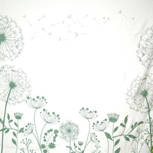 Load image into Gallery viewer, Green Spring Flower Reversible Baby Muslin Blankets