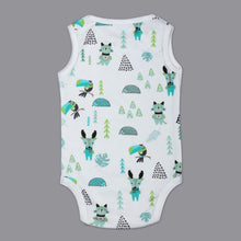 Load image into Gallery viewer, White Forest Printed Sleeveless Onesie