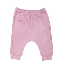 Load image into Gallery viewer, Pink Plain Jogger Pants With Ribbed Cuff
