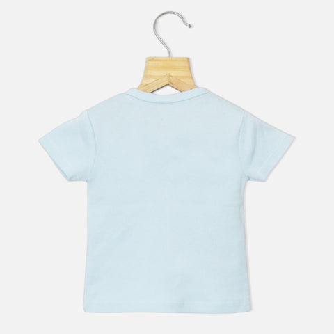 Blue Half Sleeves Jabla