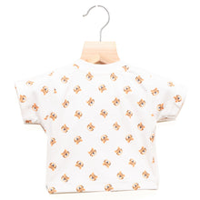 Load image into Gallery viewer, Pastel Orange Animal Printed Romper Set With White T-Shirt