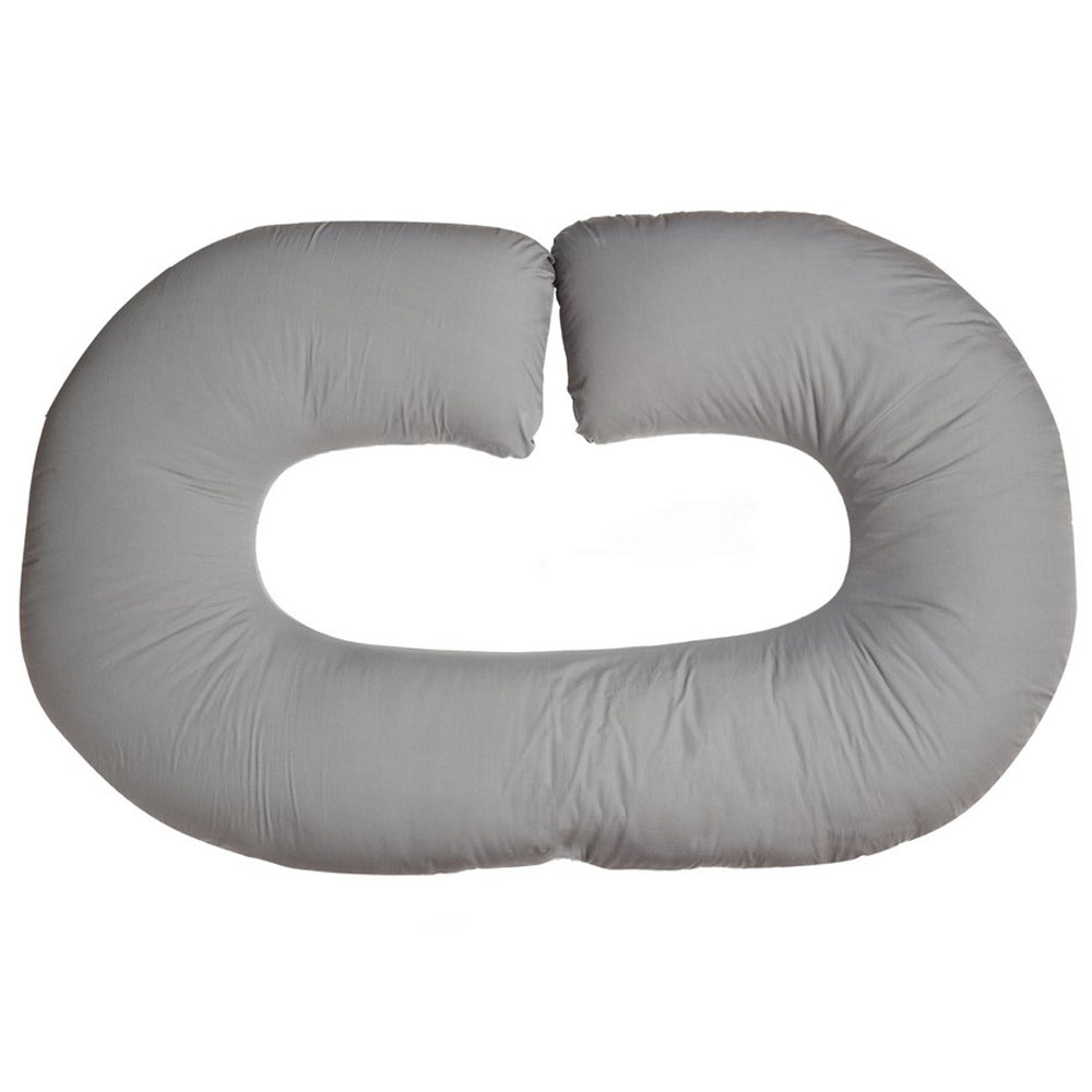 Grey Plain Body Pillow