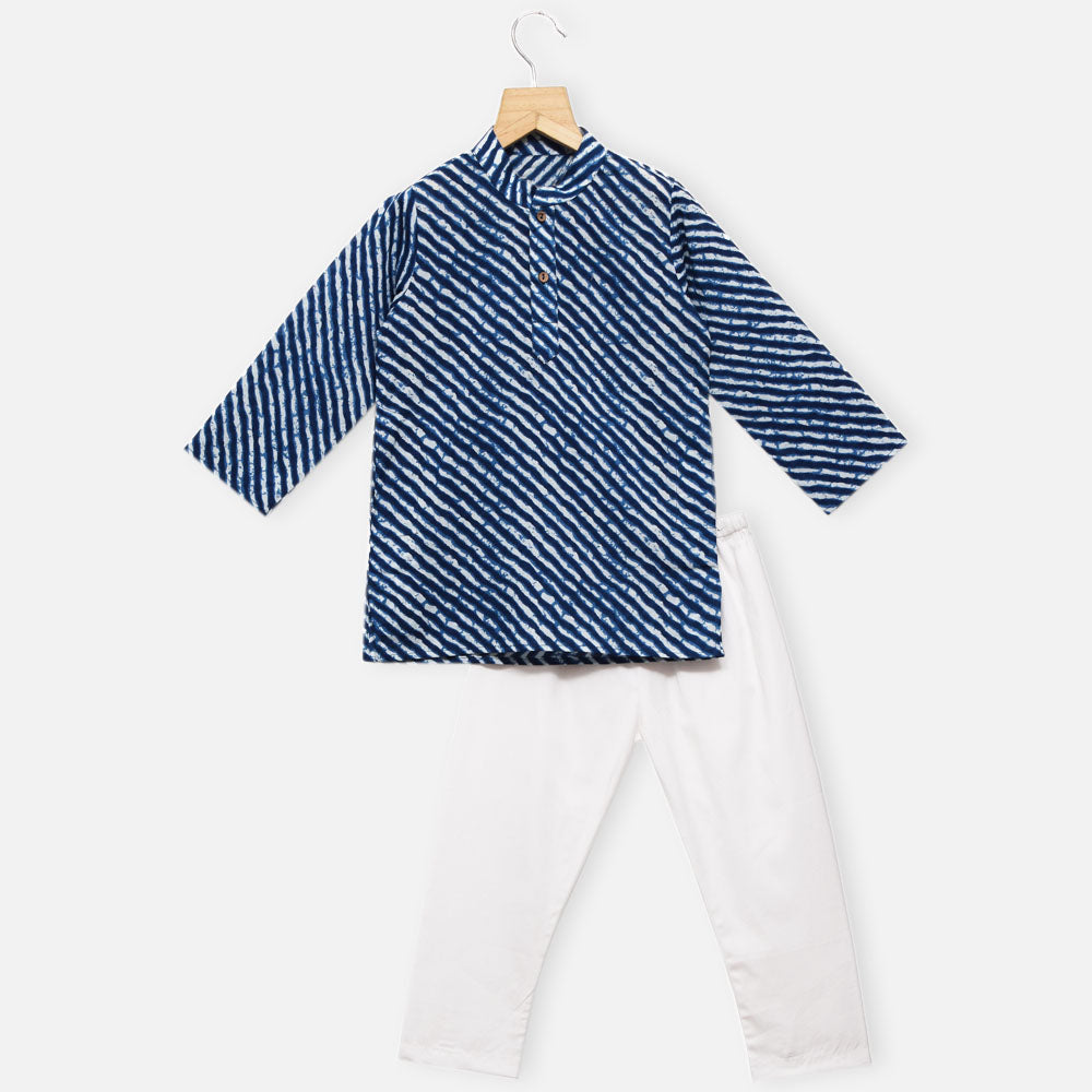 Leheriya Kurta Pajama Set