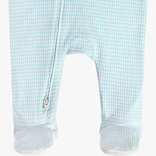 Load image into Gallery viewer, Blue Bear Striped Full Sleeves Footsie
