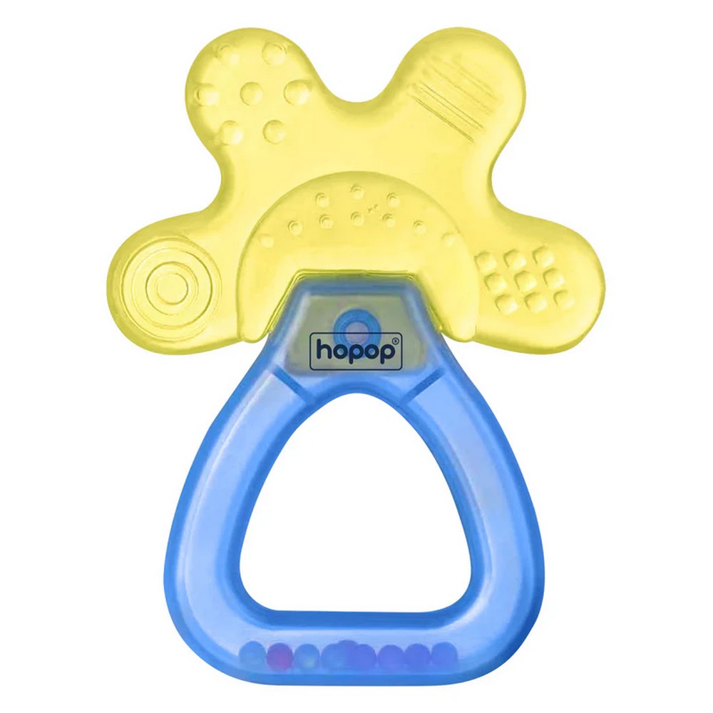 Yellow & Pink Water Filled Cooling Teether