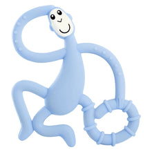 Load image into Gallery viewer, Blue &amp; Pink Easy Grip Dancing Monkey Silicone Teether
