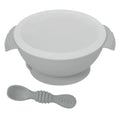 Orange Silicone Bowl & Spoon