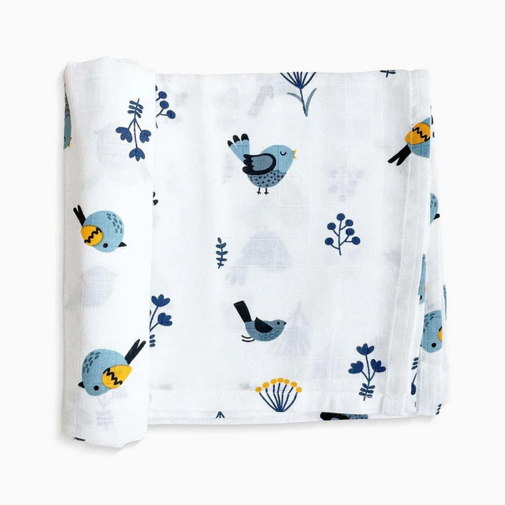 Duck, Flamingo & Bird Theme Bamboo Baby Swaddle Set- Pack Of 3