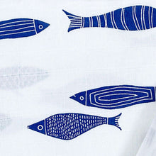 Load image into Gallery viewer, Grey Crowns &amp; Indigo Aquarium Combo Swaddles- Pack Of 2
