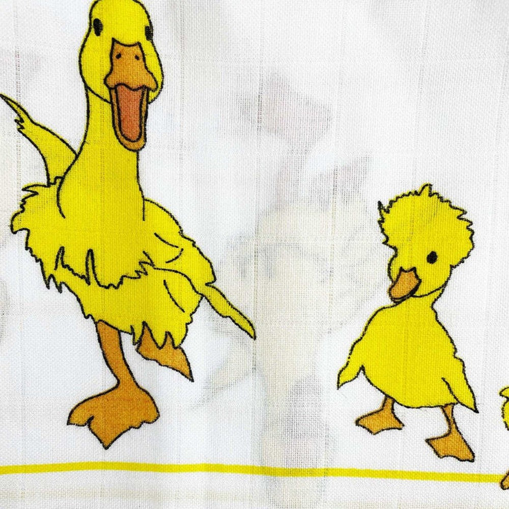 Duck, Flamingo & Bird Theme Bamboo Baby Swaddle Set- Pack Of 3